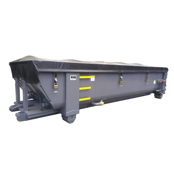 Dewatering Container with Tarp